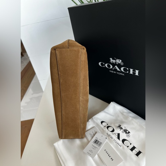 Like NEW Brooklyn Shoulder Bag 28 Perfect for Fall in No Longer Available Suede - Picture 6 of 13